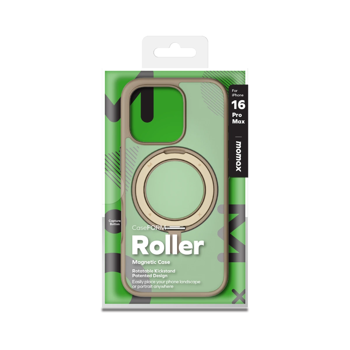 Roller CaseForm Magnetic Case iPhone 16 Pro Max (Gold)