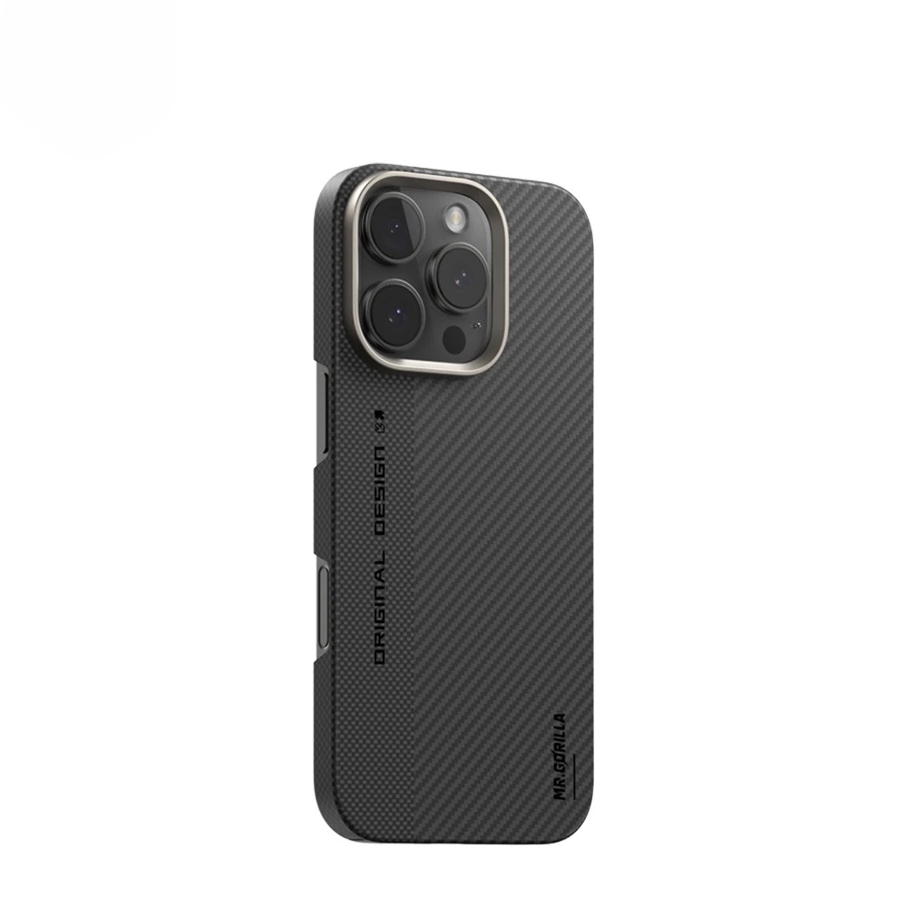 Blueo 16 Pro BL011 Bi-Texture Magnetic 600D Air Aramid Fiber Telefon Kılıfı - Görsel 2