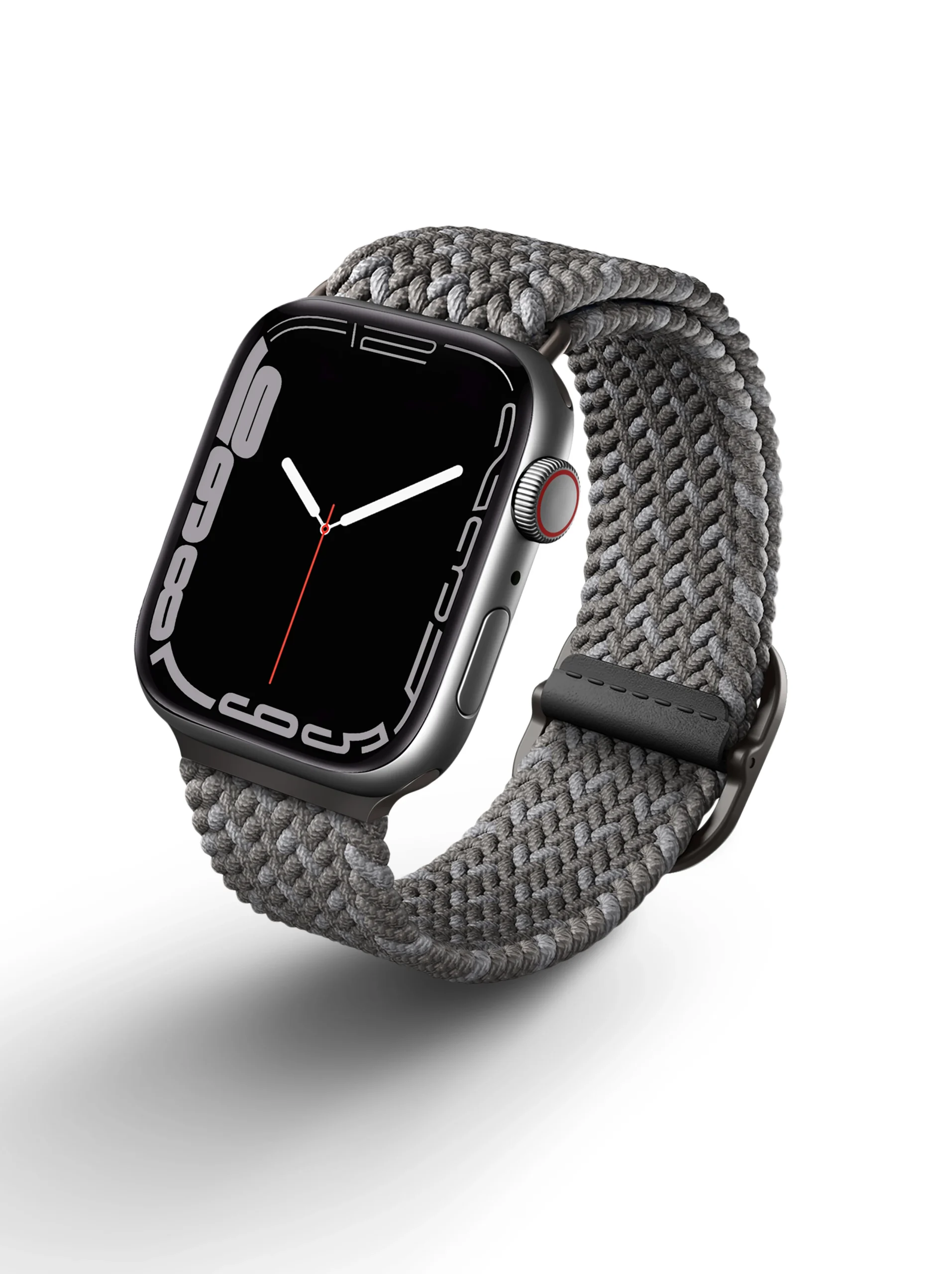 Uniq Watch Ultra 42-44-45-46-49 Mm Aspen Designer Örgülü Kordon - Gri - Görsel 2