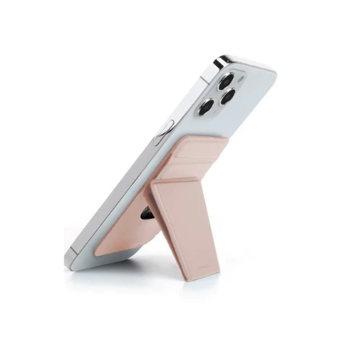 Uniq Lyden Evo Manyetik Kartlıklı Standlı Holder - Pembe