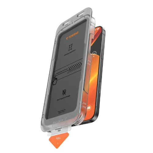 Torras Apple iPhone 17 Pro Install Master AutoKit Privacy Cam Ekran Koruyucu - Siyah - Görsel 3
