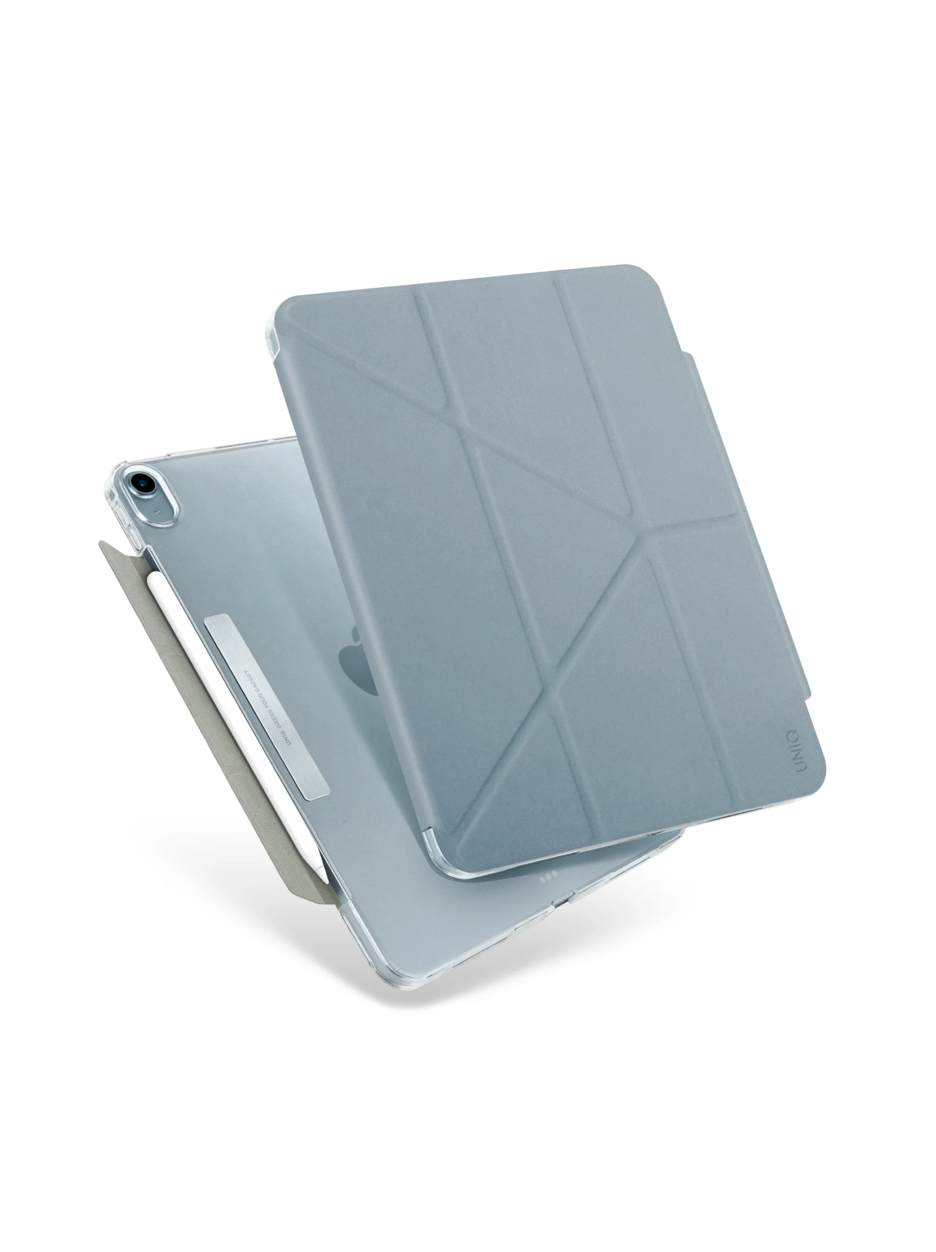 Uniq iPad Air 4 10.9 Camden Katlanabilir Tablet Kapak - Açık Mavi - Görsel 2