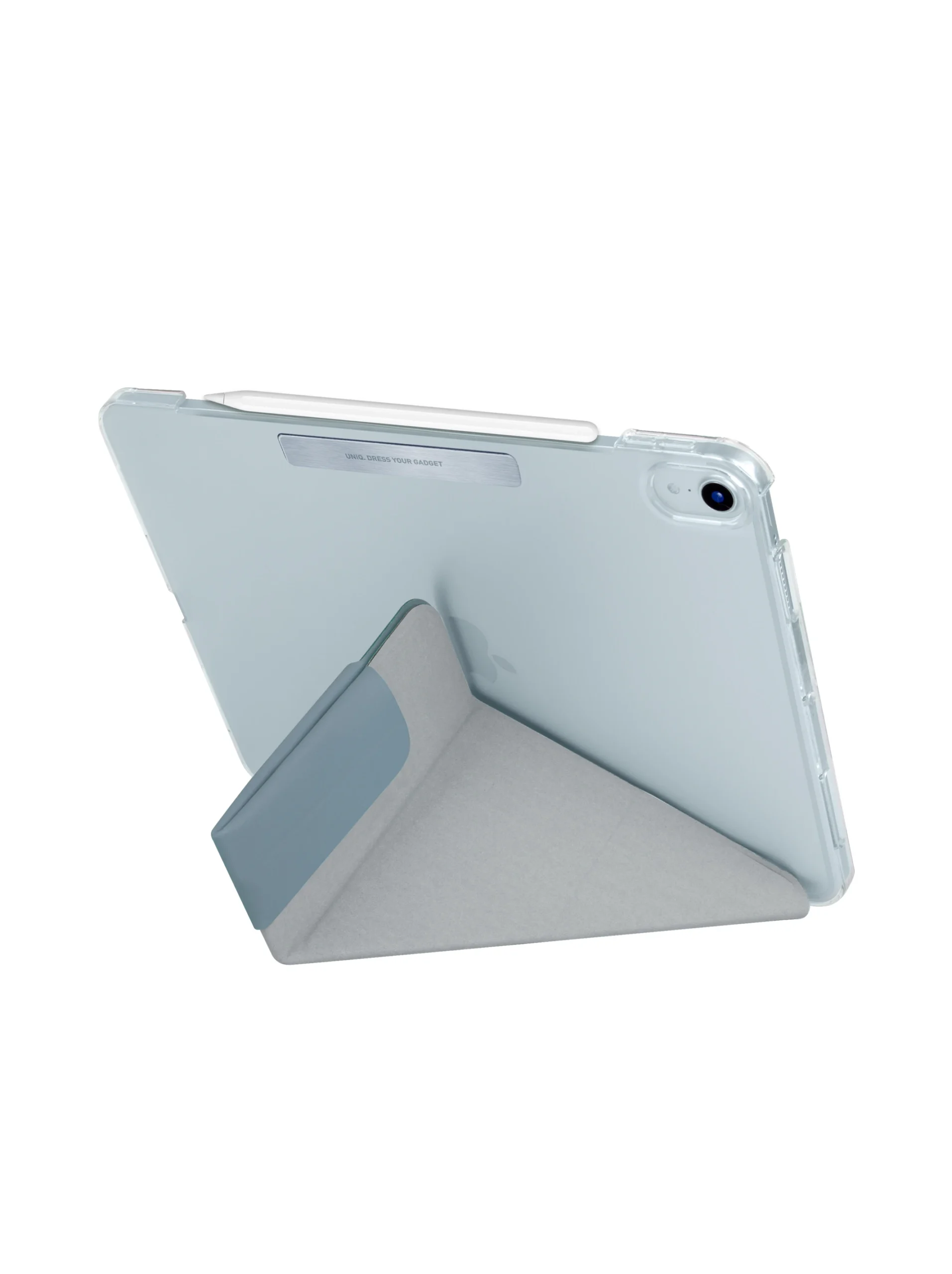 Uniq iPad Air 4 10.9 Camden Katlanabilir Tablet Kapak - Açık Mavi - Görsel 4