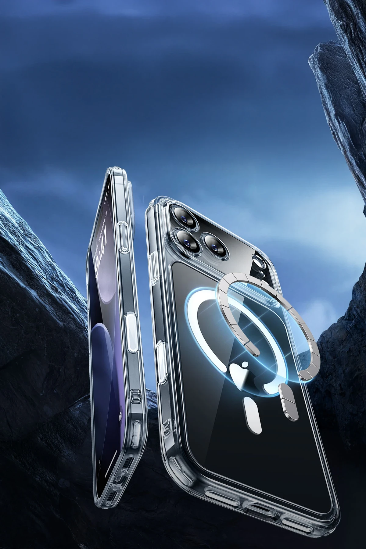 ESR Apple iPhone 17 Air Classic Hybrid MagSafe Kapak - Şeffaf - Görsel 4