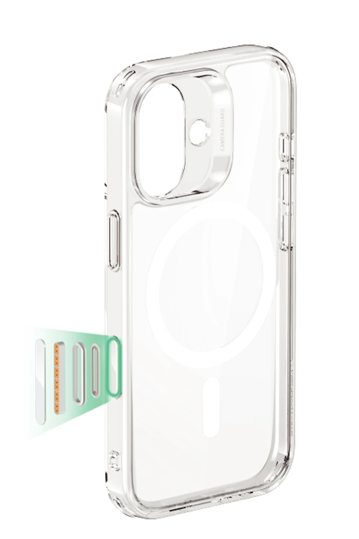 ESR Apple iPhone 17 Classic Hybrid MagSafe Kapak - Şeffaf - Görsel 2