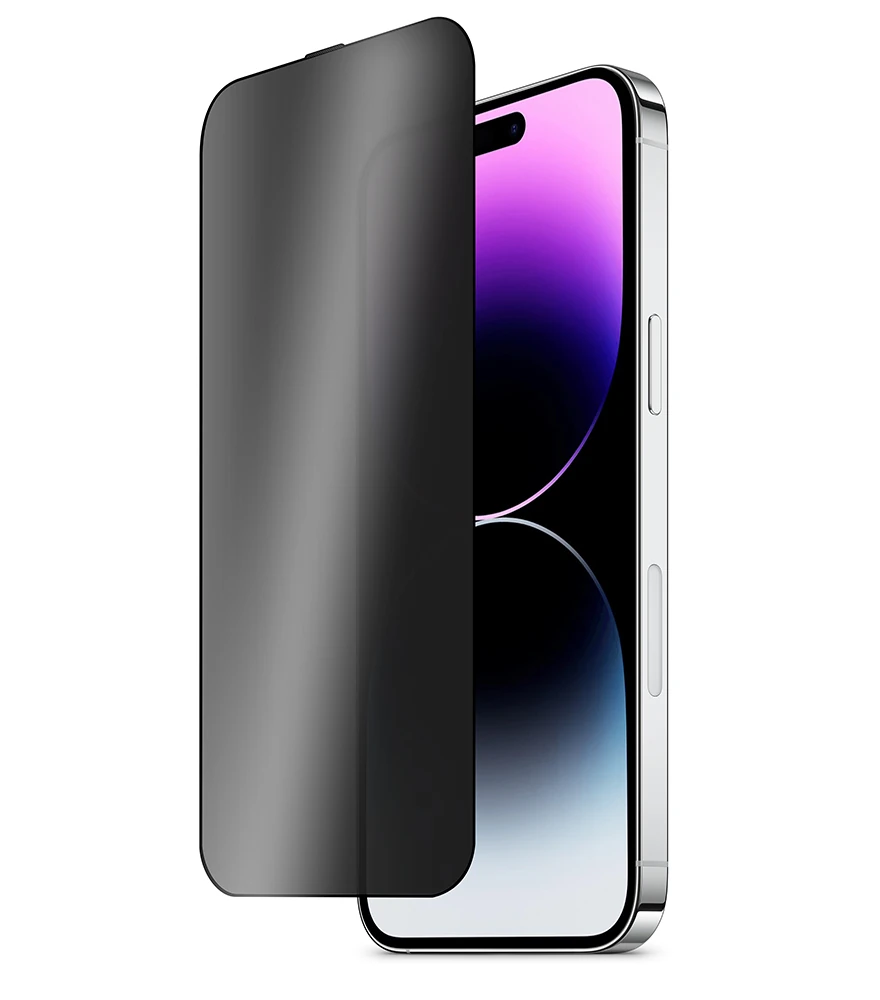 G-NEXT APARATLI Apple iPhone 15 Pro Max Uyumlu G-FORCE ULTRA STRONG PRIVACY Serisi Hayalet Ekran Koruyucu