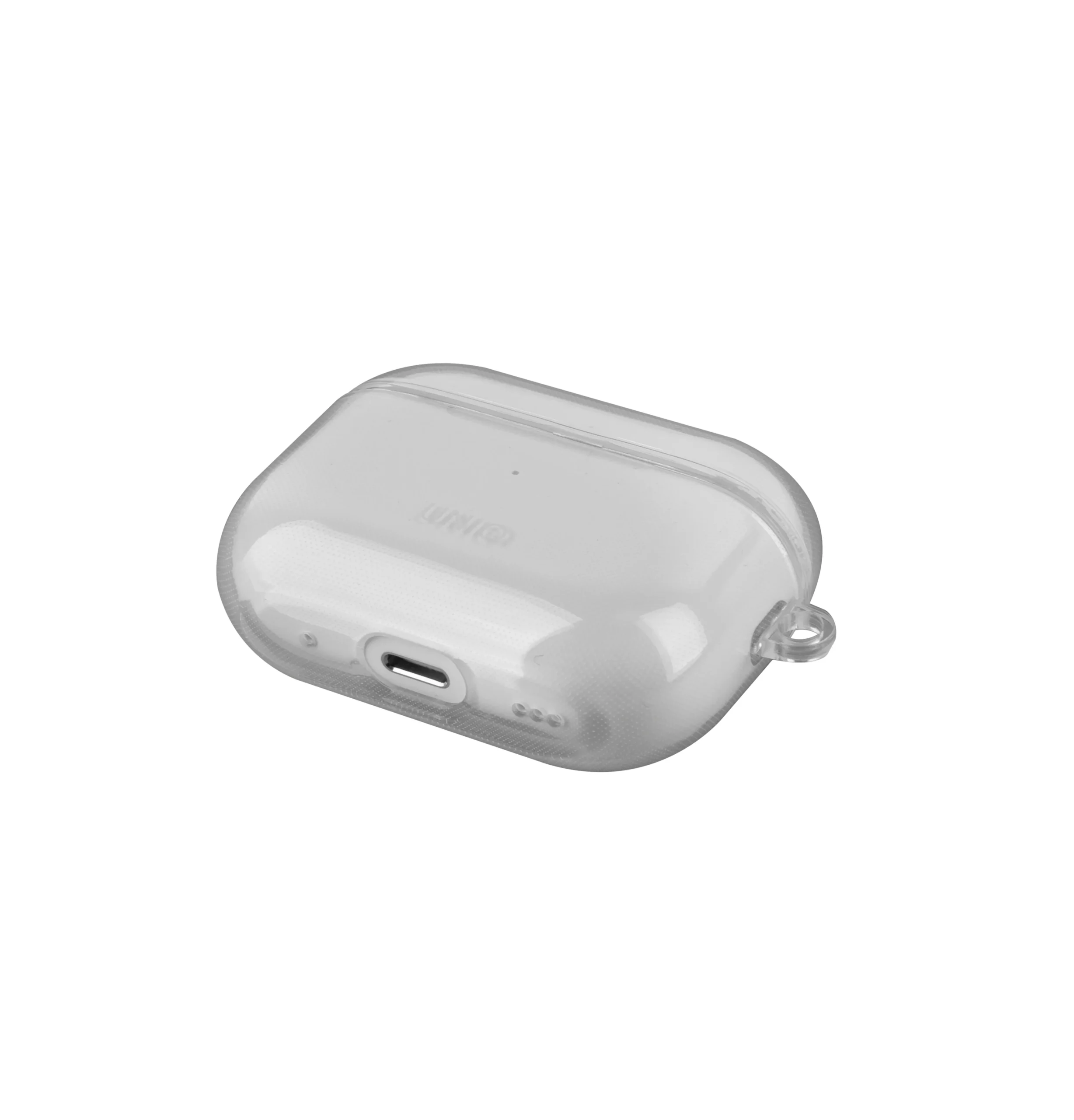 Uniq Airpods Pro 2 (2.nesil) Glase Silikon Kılıf - Şeffaf - Görsel 4