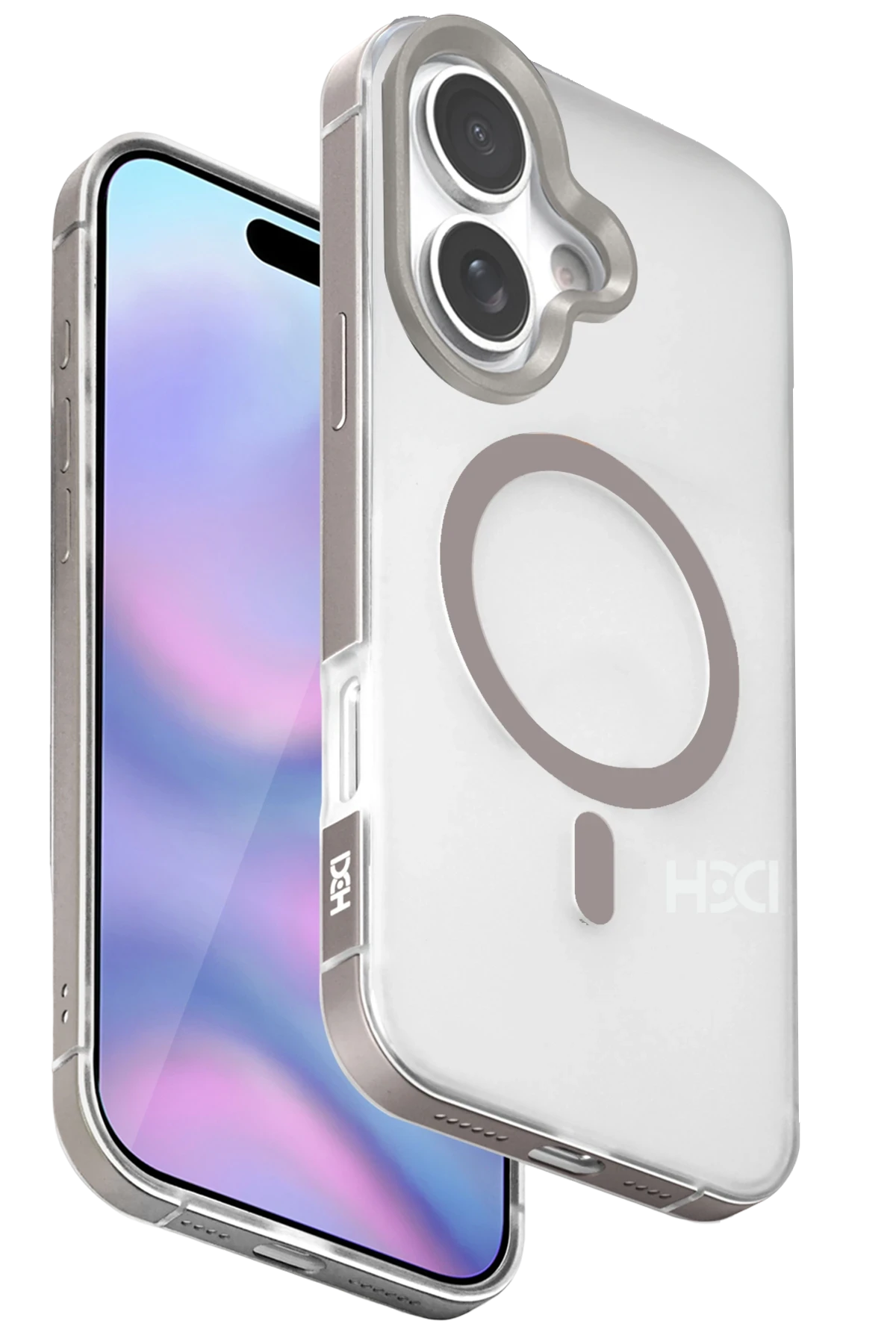 HDD Apple iPhone 17 HBC-394 Himalayas MagSafe Kapak - Titan Gri