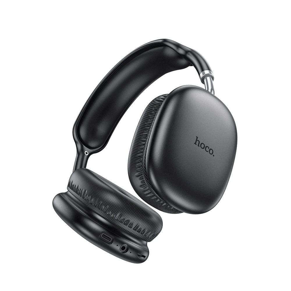 Hoco W35 Air Triumph Aux Destekli Bluetooth Kablosuz Kulaklık - Sıyah - Görsel 2