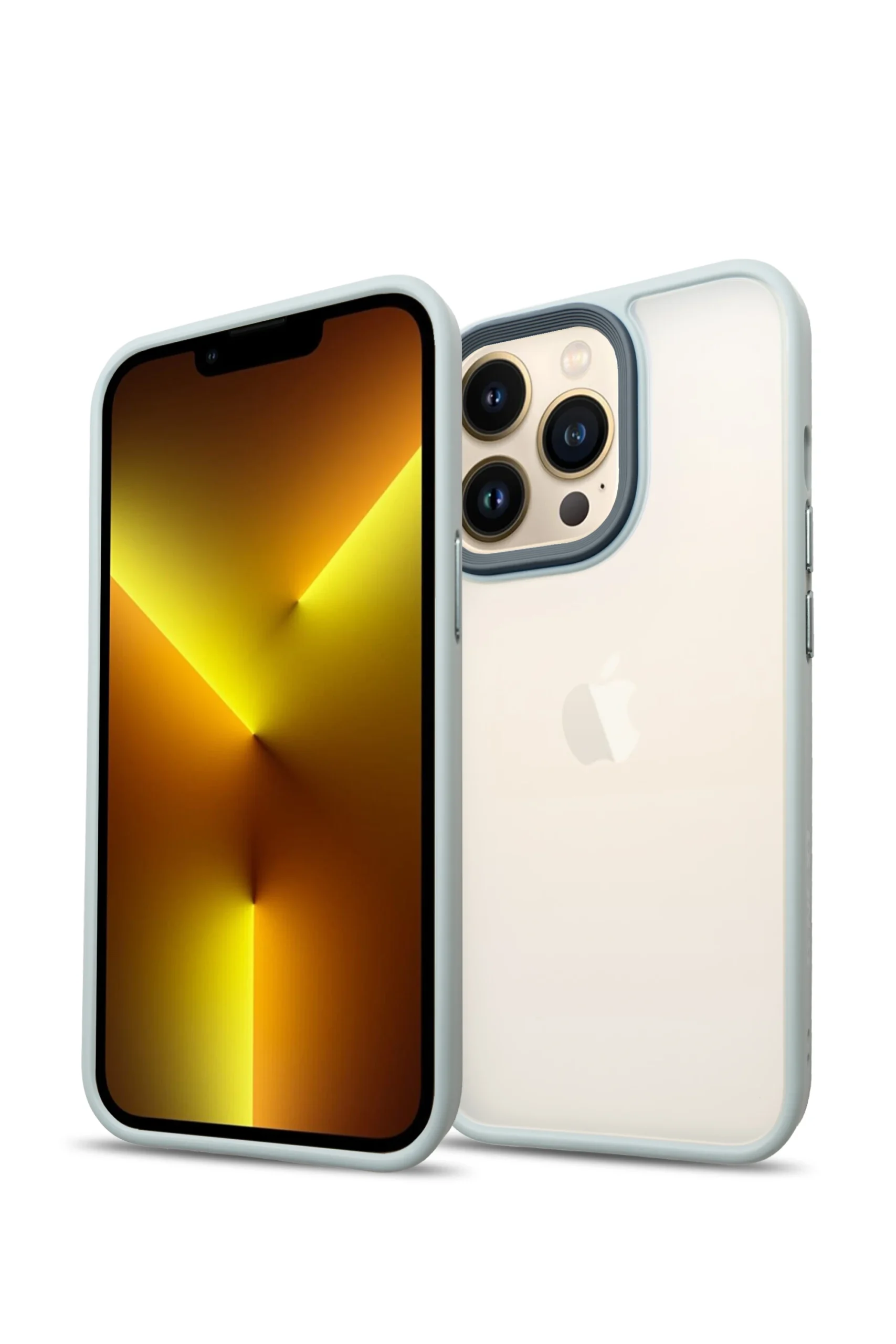 G-NEXT Apple iPhone 13 Pro Uyumlu BOLD Anti-Shock Kılıf - Gri