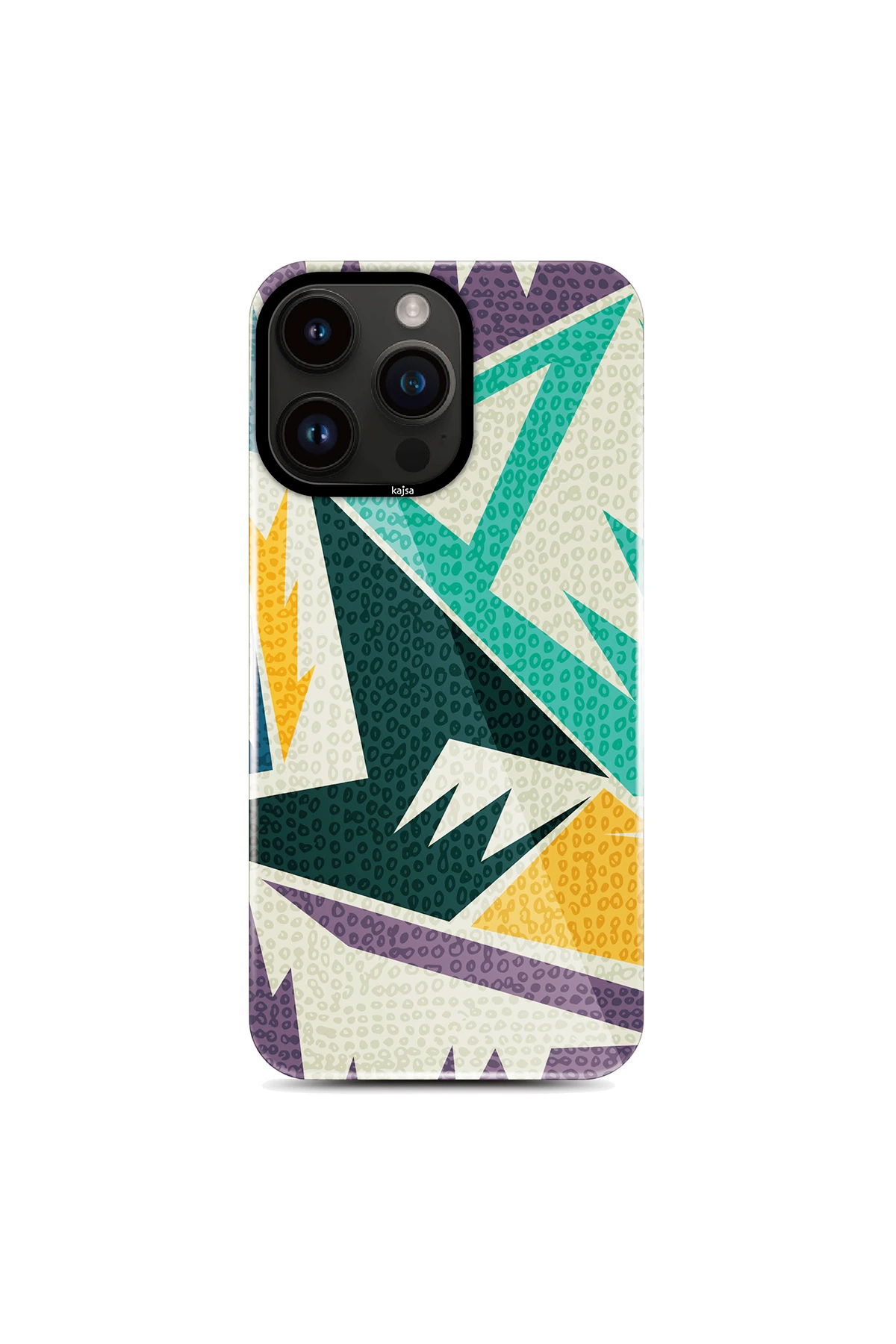 Kajsa Apple iPhone 14 Pro Max Kılıf HD Desenli Shield Plus Flower Graphic Serisi Kapak Kılıf - Beyaz