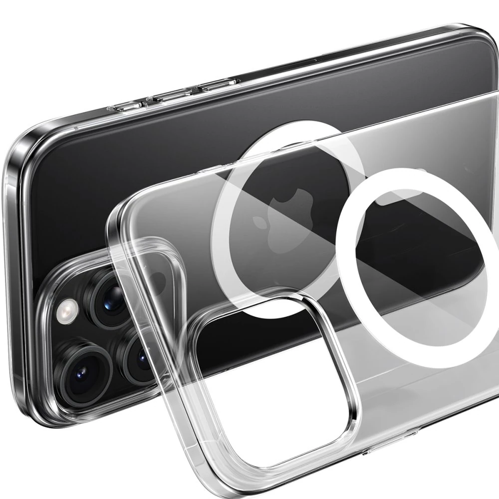 Keephone iPhone 16 Pro Max X-Crystal Slim MagSafe Kılıf - Şeffaf - Görsel 2