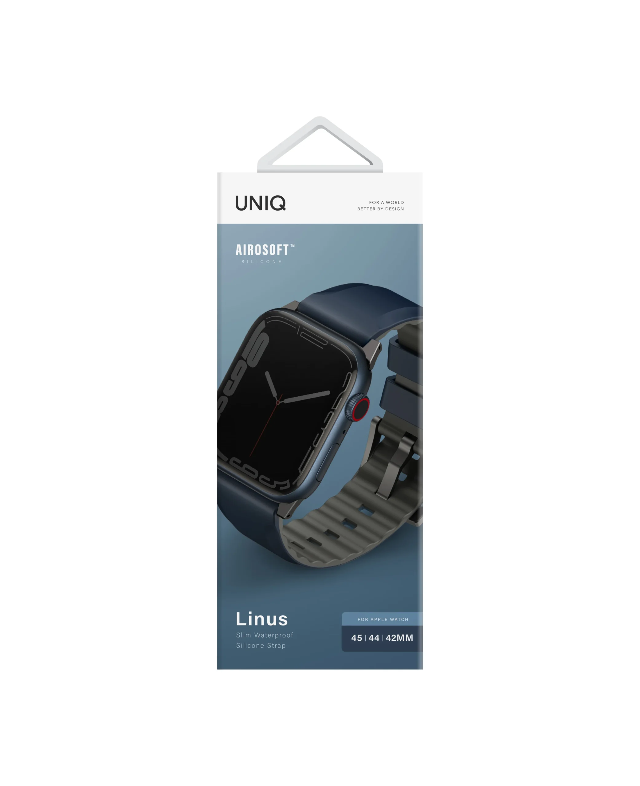 Uniq Watch Ultra 49mm Linus Airosoft Silikon Kılıf - Mavi - Görsel 4