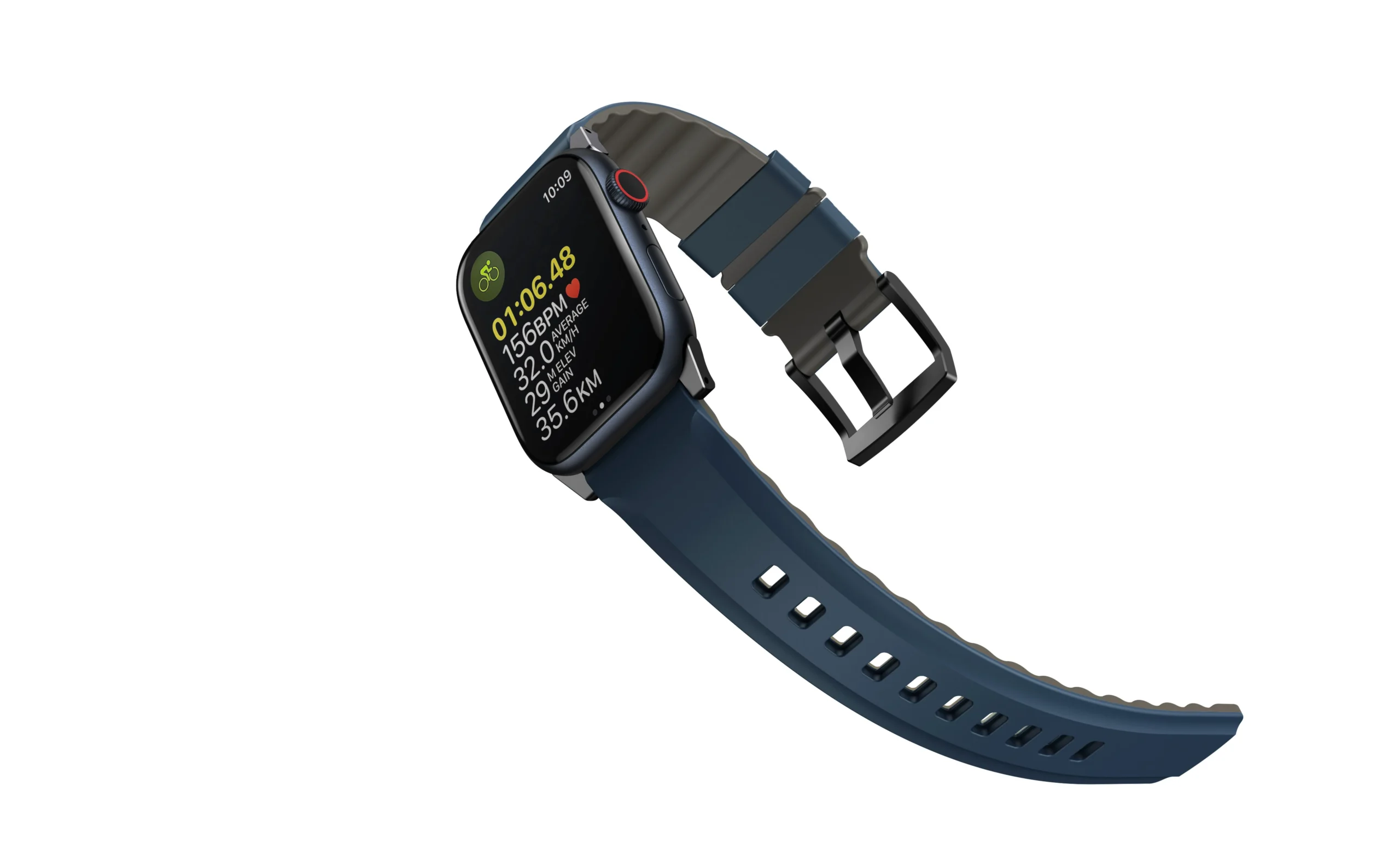 Uniq Watch Ultra 49mm Linus Airosoft Silikon Kılıf - Mavi - Görsel 2