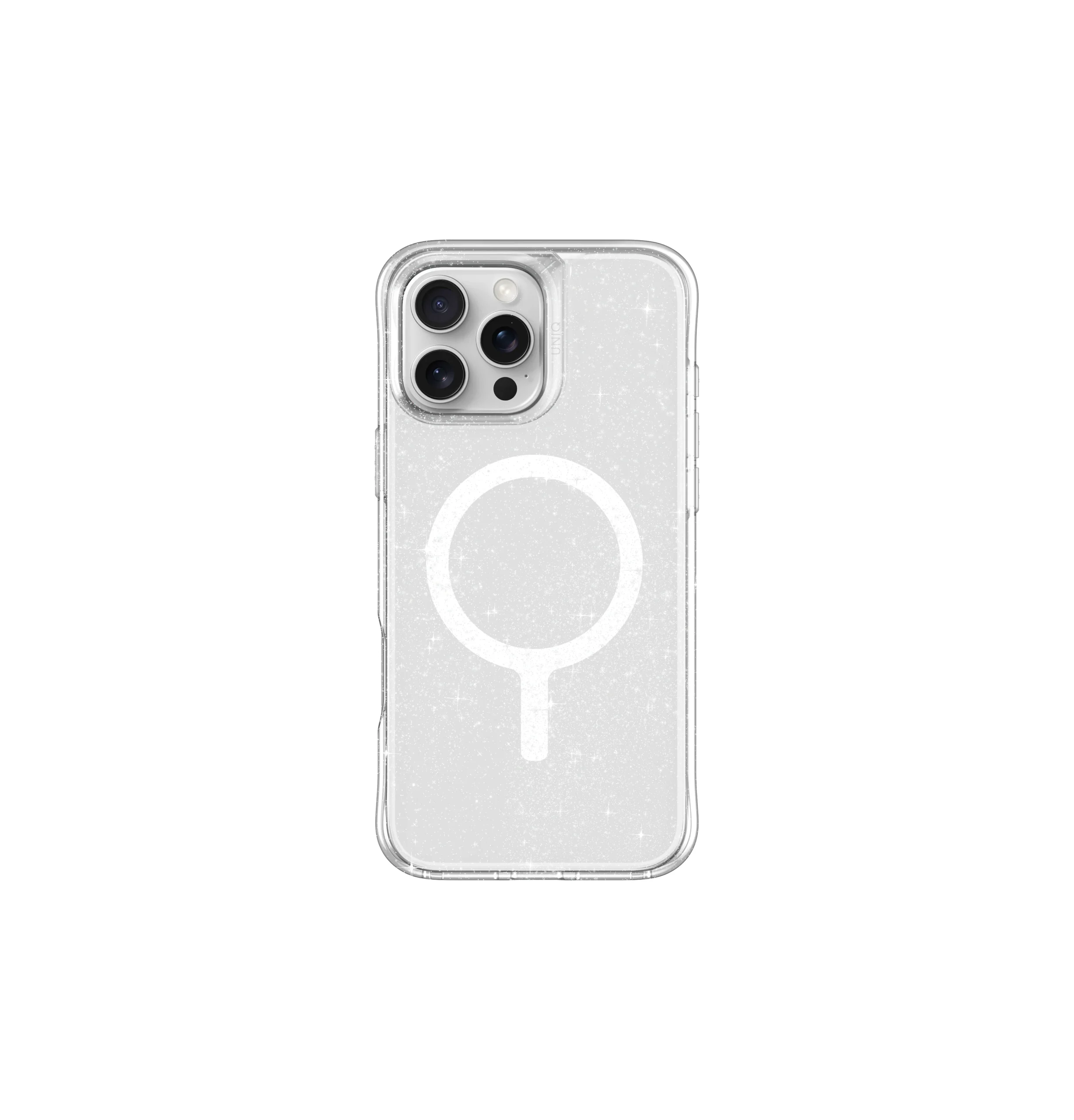 Unıq LifePro Extrem MagSafe Kapak 16 Pro - Şeffaf Simli