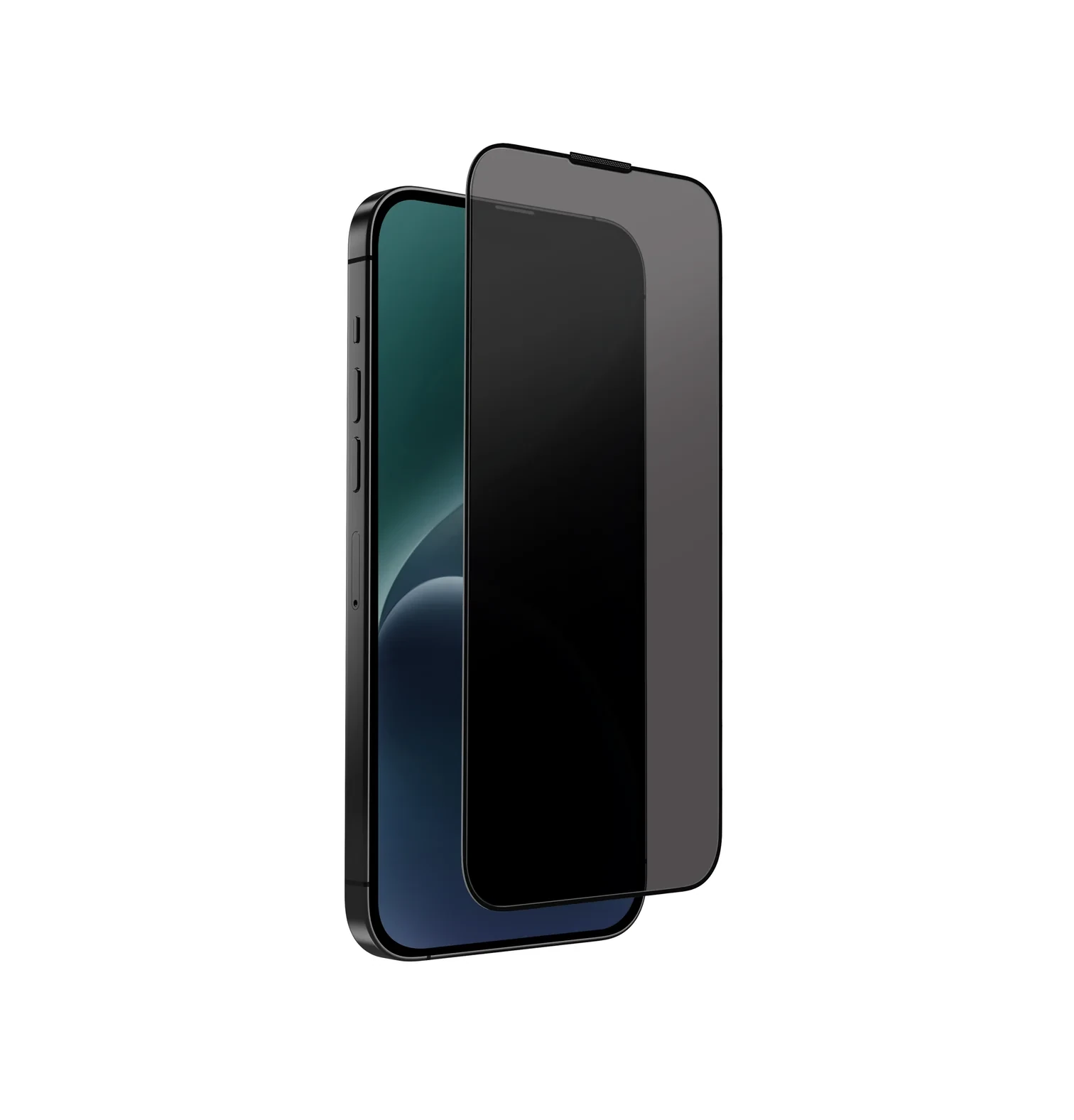Uniq Apple iPhone 17 Air Optix Hayalet Cam Ekran Koruyucu - Siyah