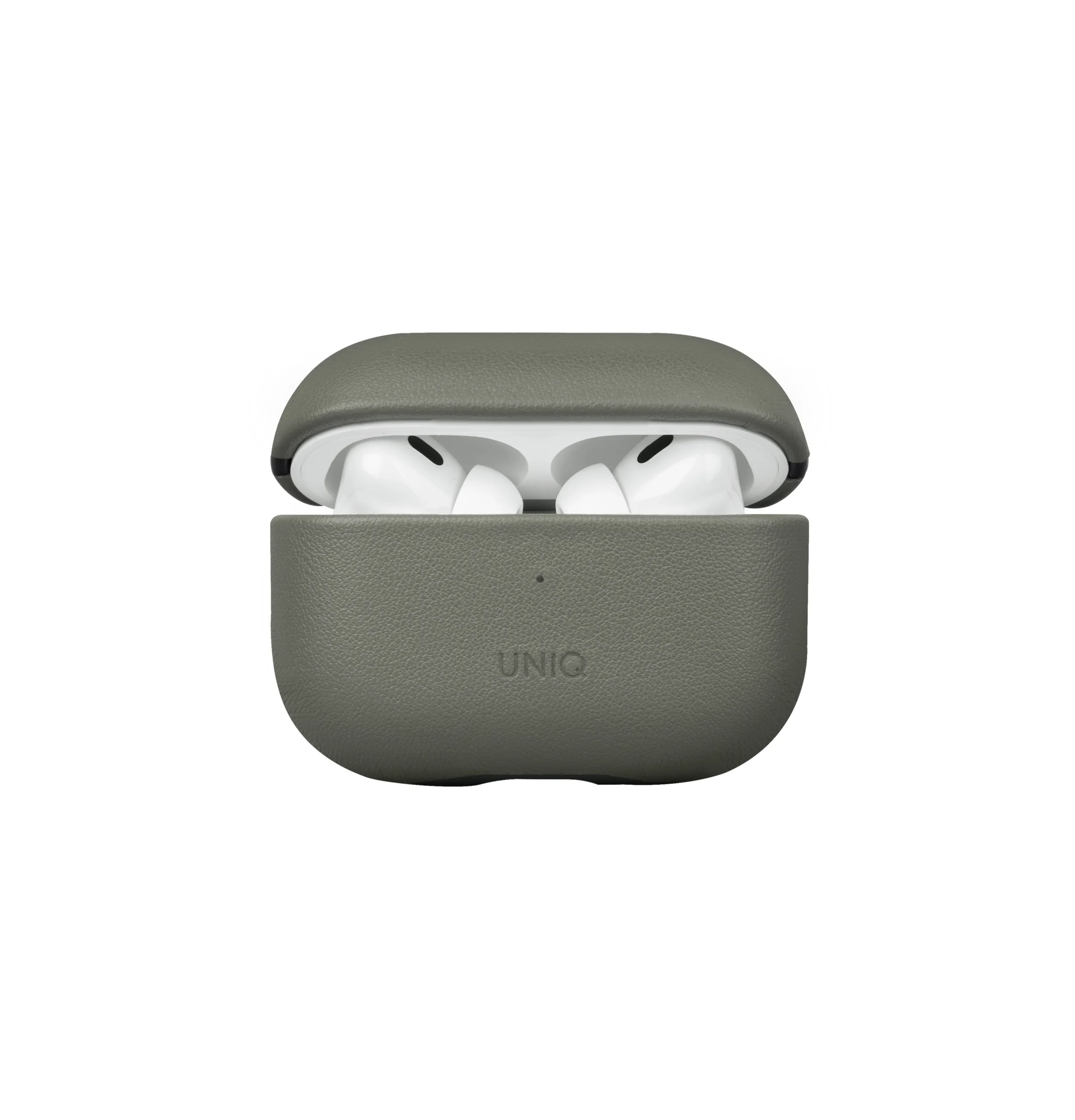 Uniq Airpods Pro 2 (2.nesil) Terra Genuine Deri Kılıf - Yeşil - Görsel 3