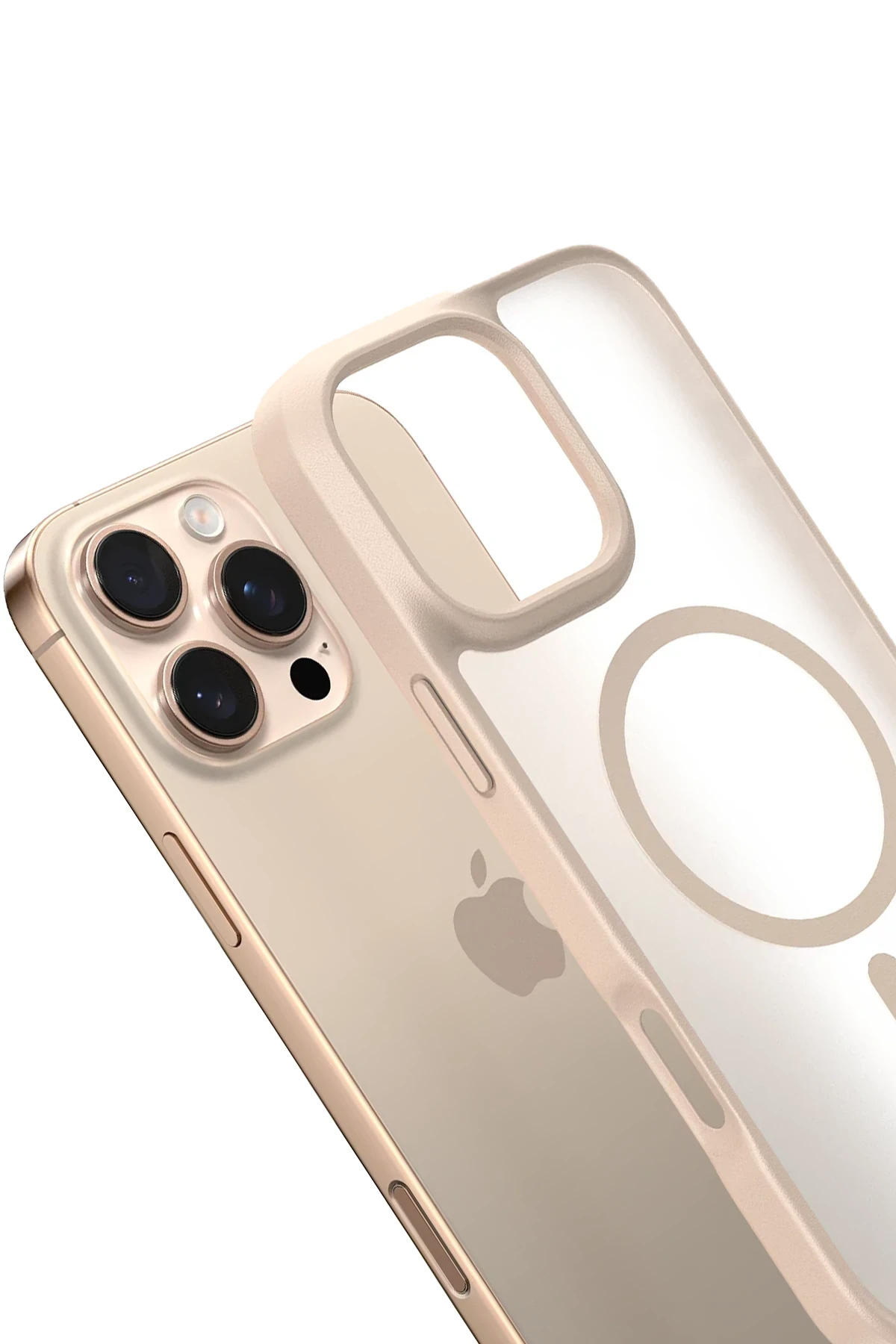 Torras Apple iPhone 16 Pro Max Guardian MagSafe Kılıf - Çöl Titanyum