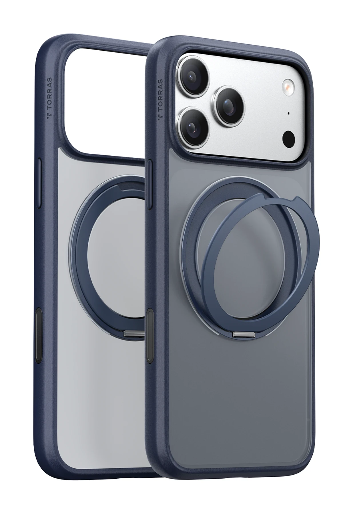Torras Apple iPhone 17 Pro Max O Stand Pro Serisi MagSafe Kılıf - Lacivert - Görsel 2