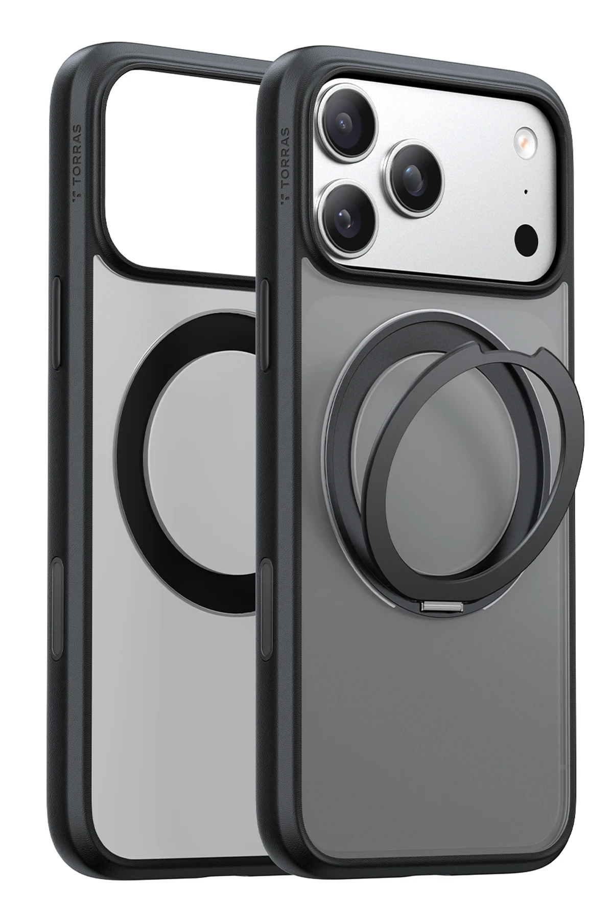 Torras Apple iPhone 17 Pro Max O Stand Pro Serisi MagSafe Kılıf - Siyah