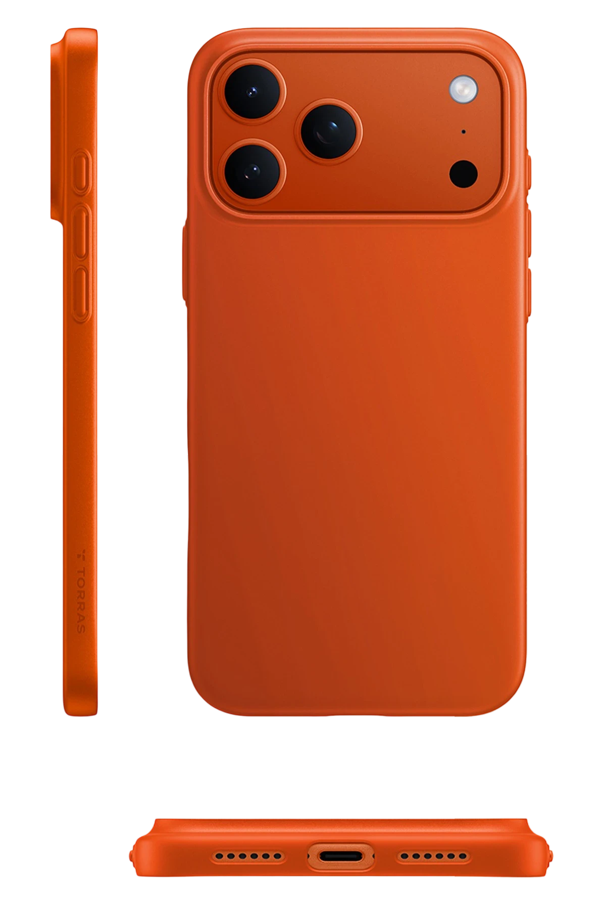 Torras Apple iPhone 17 Pro Max SlimFit MagSafe Kılıf - Turuncu - Görsel 4