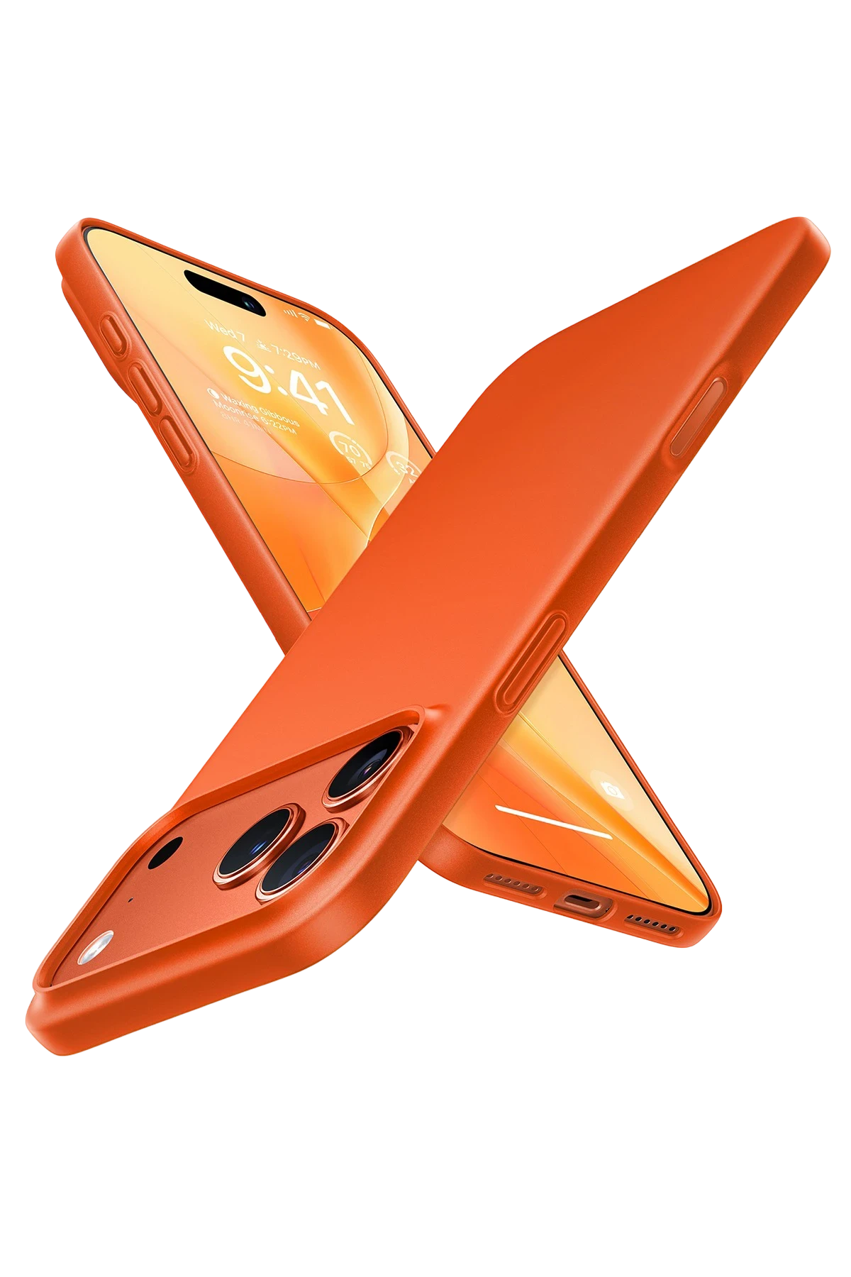 Torras Apple iPhone 17 Pro Max SlimFit MagSafe Kılıf - Turuncu - Görsel 3