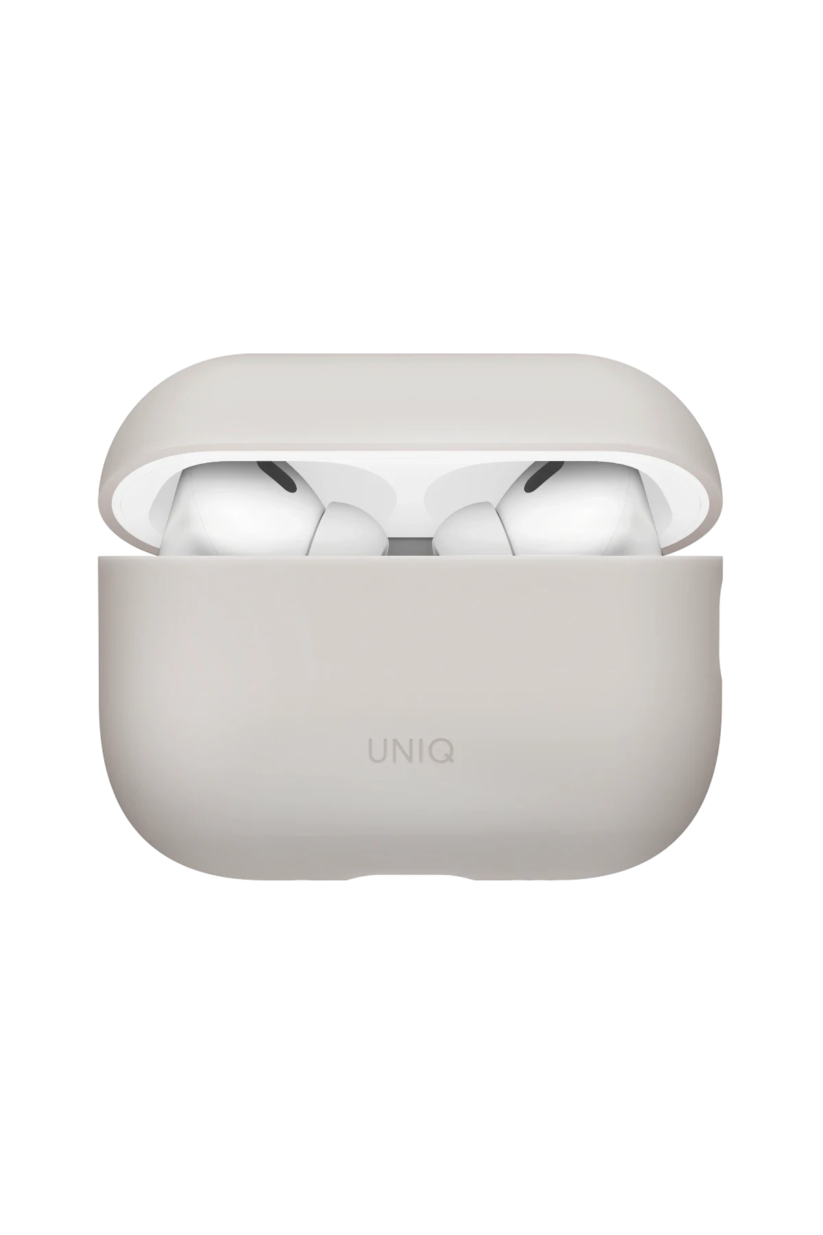 Uniq Airpods Pro 3 (3.nesil) Lino Silikon Kılıf - Bej - Görsel 4