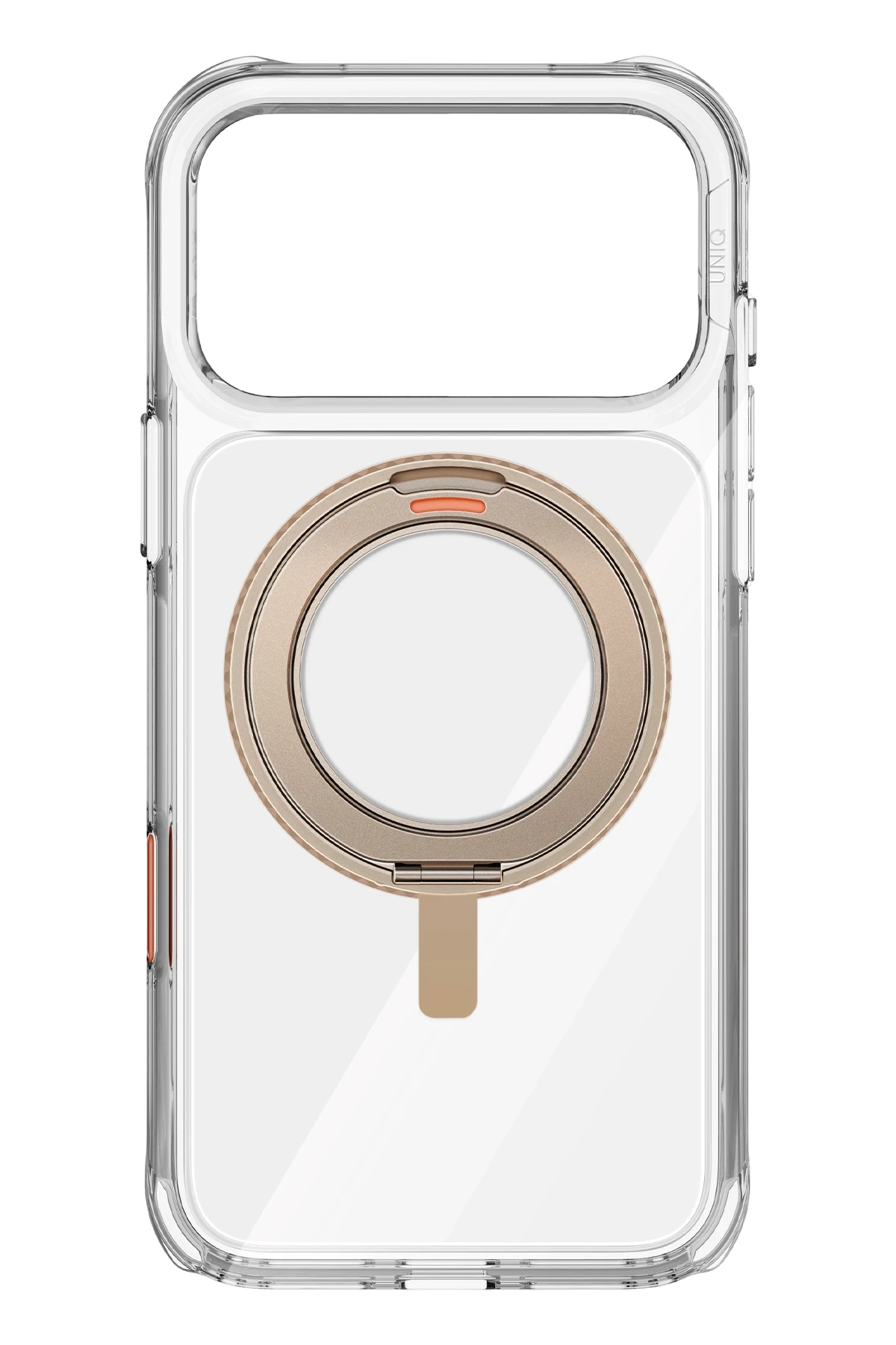 Uniq Apple iPhone 17 Pro Max Swivix Rotating Kickstand Kapak - Gold - Görsel 2