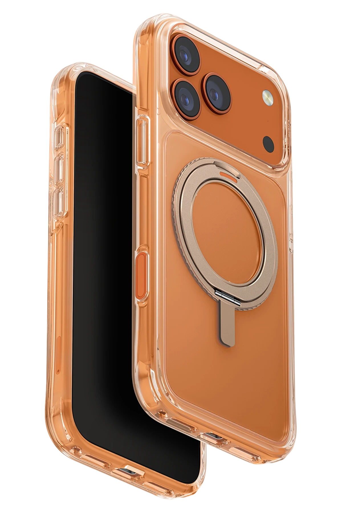 Uniq Apple iPhone 17 Pro Max Swivix Rotating Kickstand Kapak - Gold