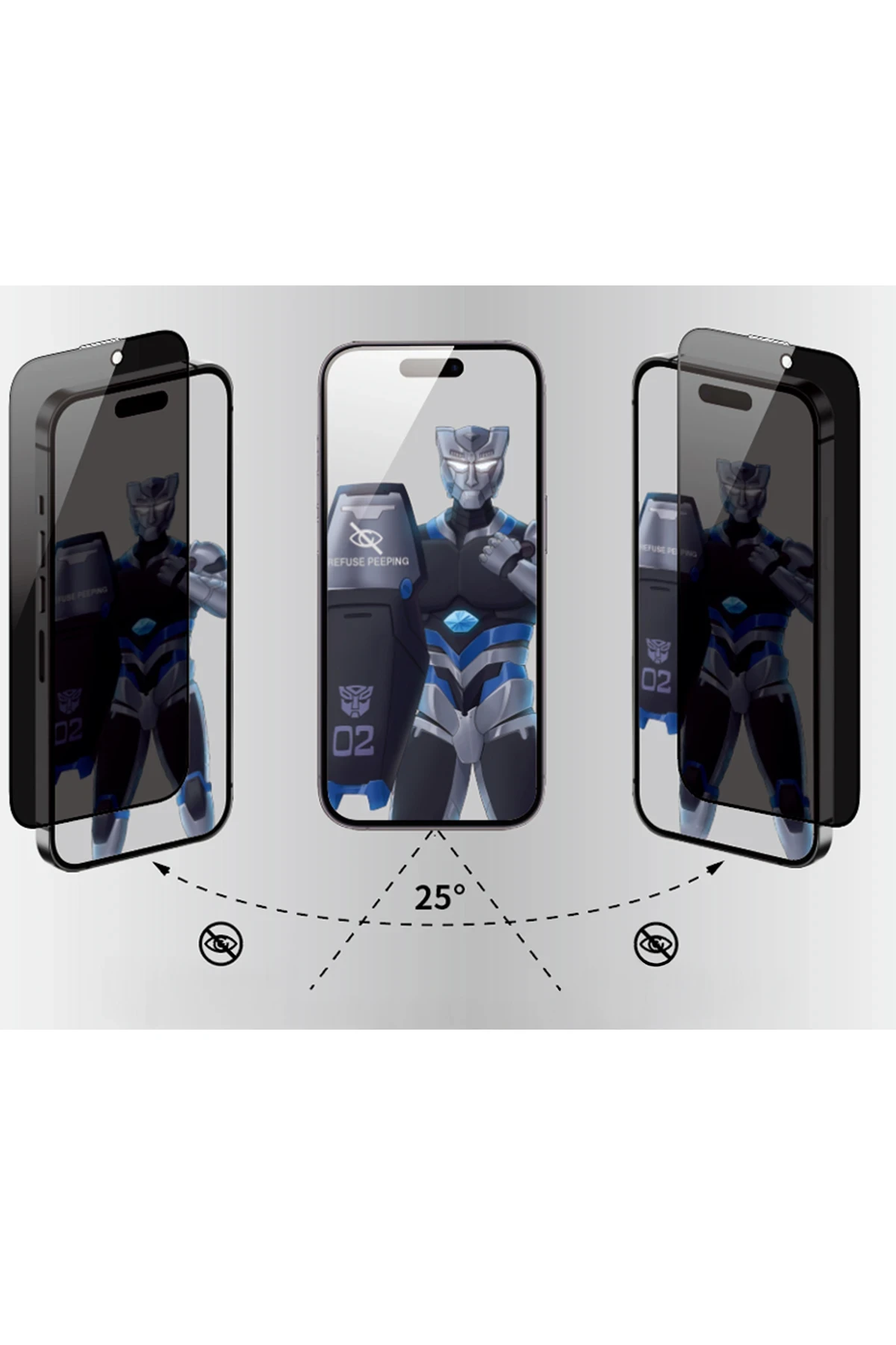 URR Apple iPhone 17 Pro Max 3D Anti Reflection AR Ultra Hayalet Cam Ekran Koruyucu - Görsel 2