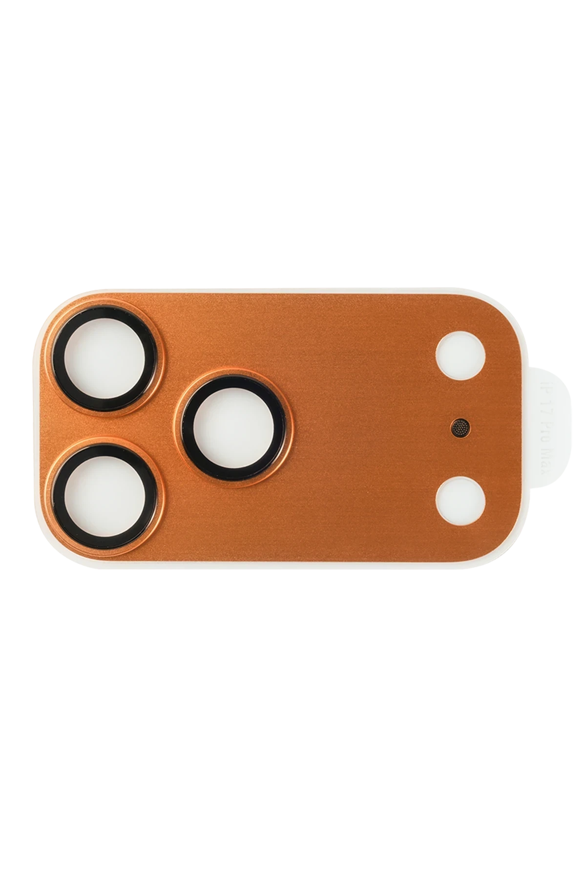 URR Apple iPhone 17 Pro Max Fans Series Full Alloy Kamera Lens Koruyucu - Turuncu - Görsel 2